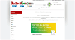 Desktop Screenshot of battericentrum.se